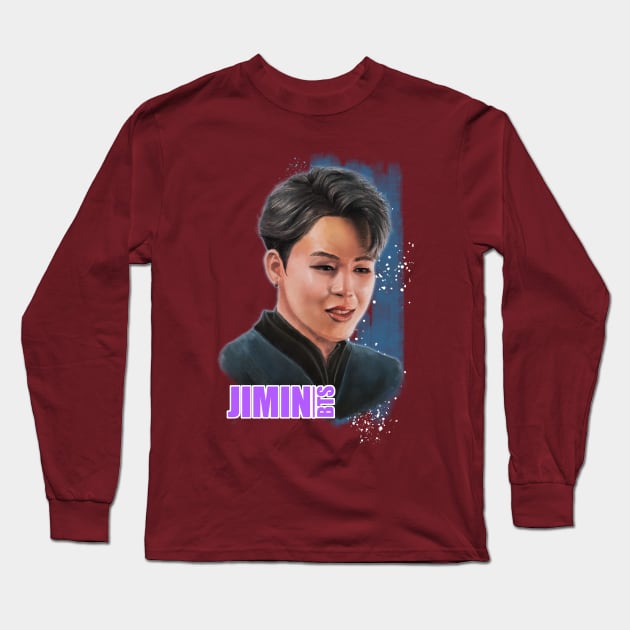 BTS - Jimin Long Sleeve T-Shirt by Allentot